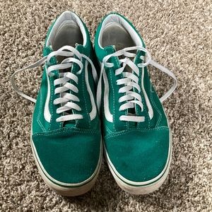 MENS Vans Old Skool Ultra Marine Green Shoes